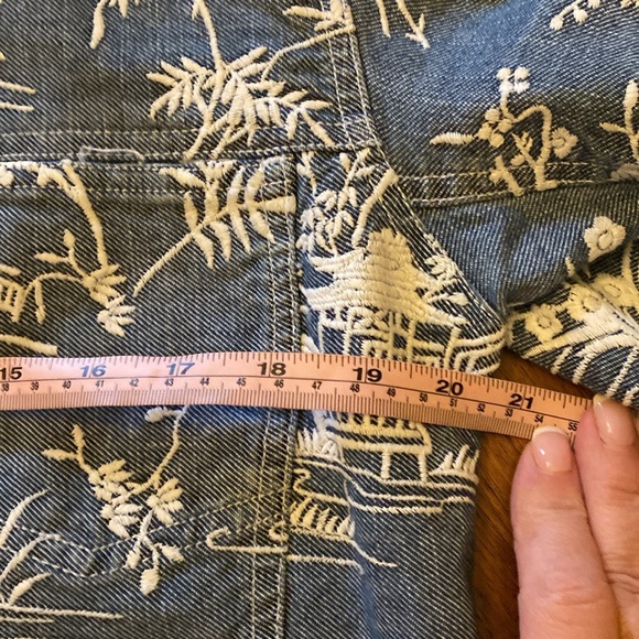 Chico’s Embroidered Jacket size 0 XS - Picture 8 of 11